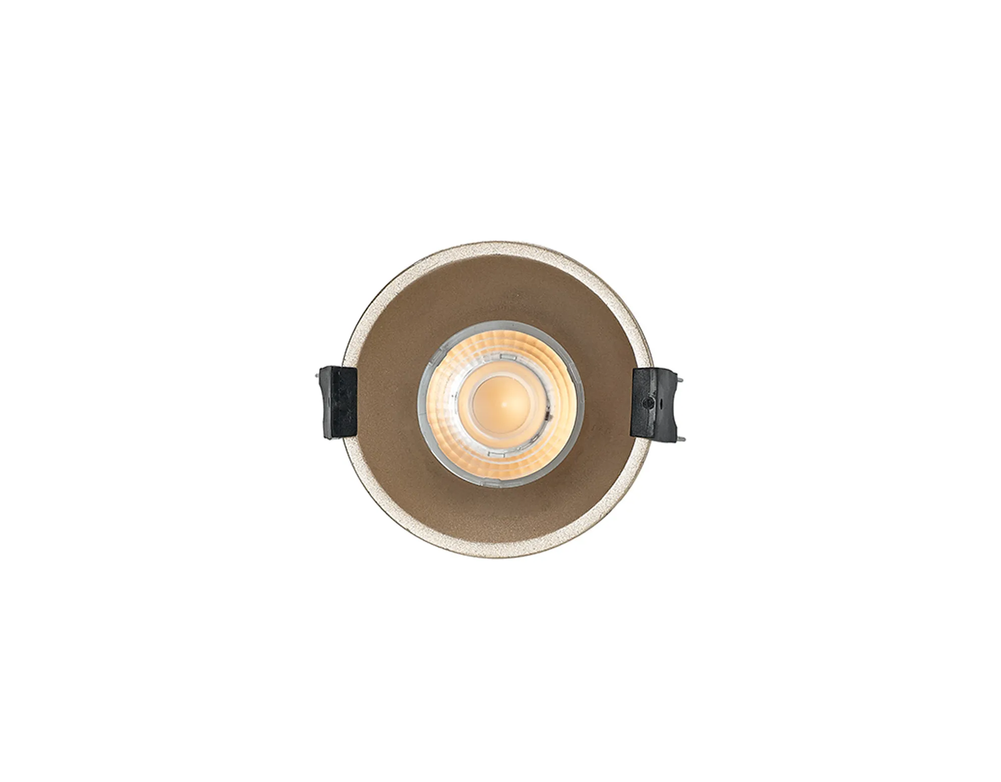 Bania 9 Powered by Tridonic  9W 2700K 770lm 24° CRI>90 LED Engine, 250mA Gold Fixed Recessed Spotlight, IP20 DM201652  Dlux Bania 9